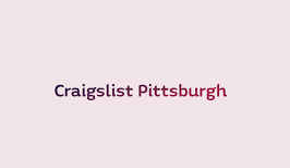 Craigslist Pittsburgh